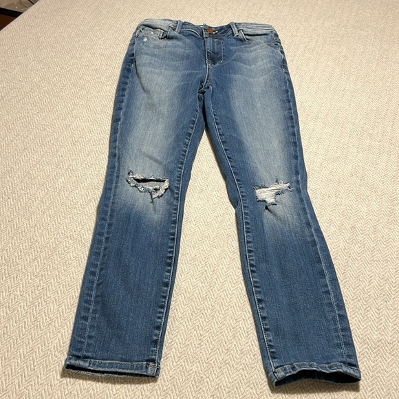 Fidelity Gwen Crop high rise, skinny crop jeans. Size 26. - Picture 3 of 14